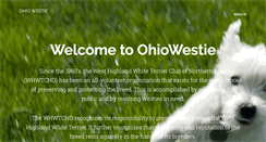 Desktop Screenshot of ohiowestie.com